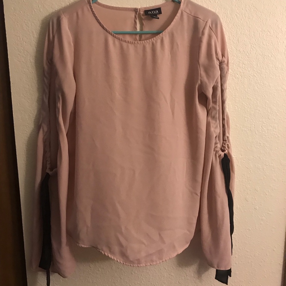 Pink bow tie top